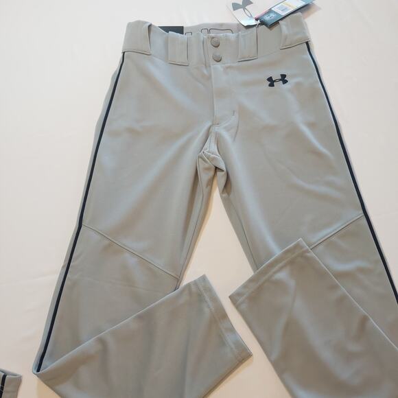Under Armour Softball Baseball Pants Youth Size Medium YMD HeatGear Grey NWT - Picture 1 of 5
